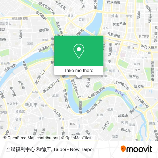 全聯福利中心 和德店地圖