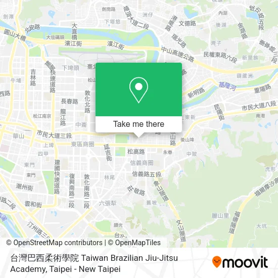 台灣巴西柔術學院 Taiwan Brazilian Jiu-Jitsu Academy map