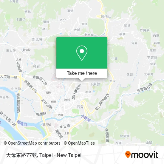 天母東路77號地圖