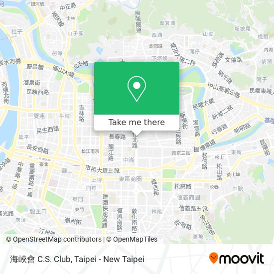 海峽會 C.S. Club map