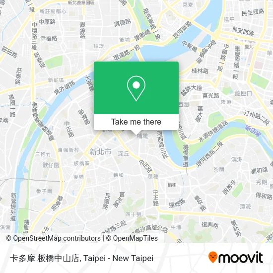卡多摩 板橋中山店地圖