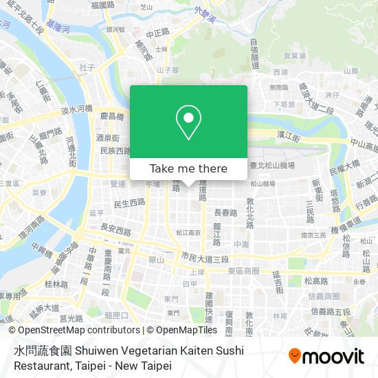 水問蔬食園 Shuiwen Vegetarian Kaiten Sushi Restaurant map