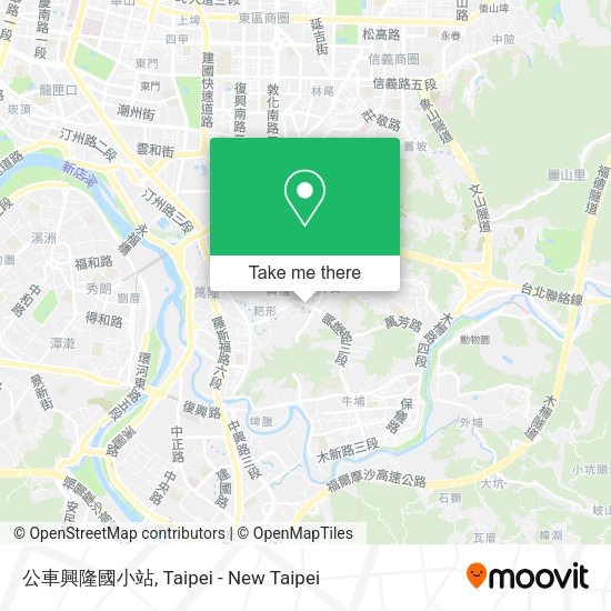 公車興隆國小站地圖