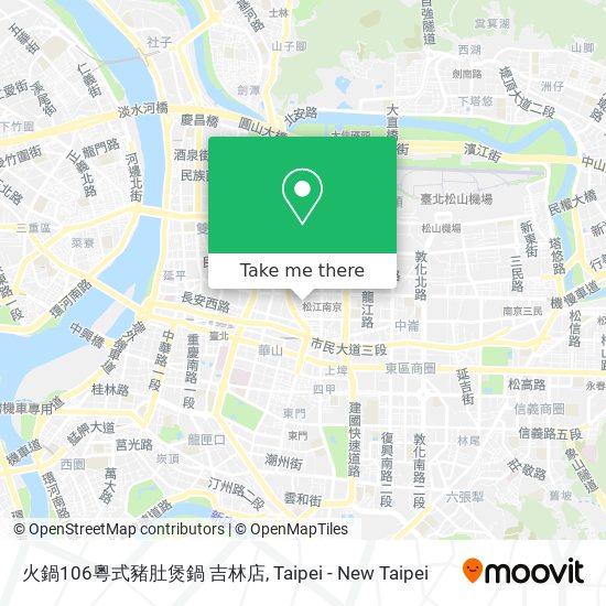 火鍋106粵式豬肚煲鍋 吉林店 map