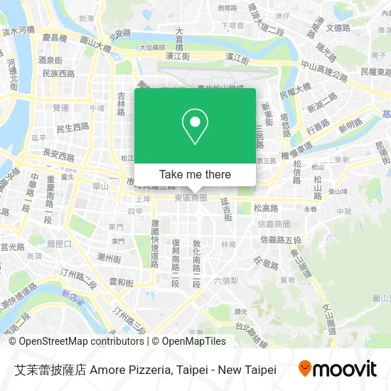 艾茉蕾披薩店 Amore Pizzeria map