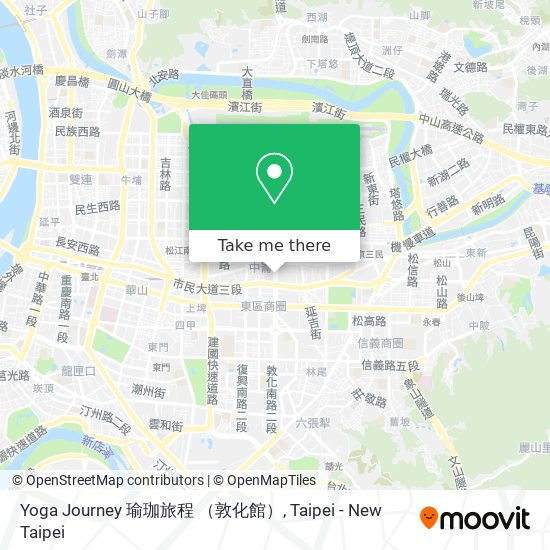 Yoga Journey 瑜珈旅程 （敦化館） map