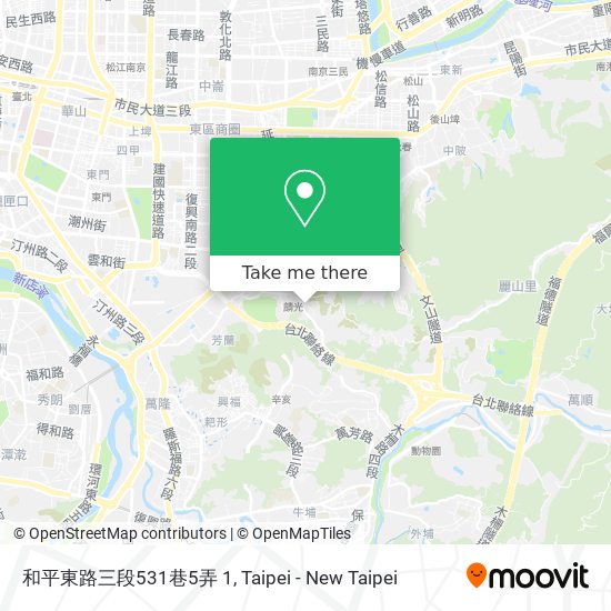 和平東路三段531巷5弄 1地圖