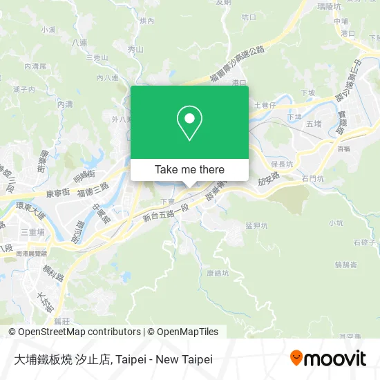 大埔鐵板燒 汐止店地圖