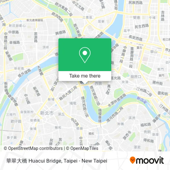 華翠大橋 Huacui Bridge地圖