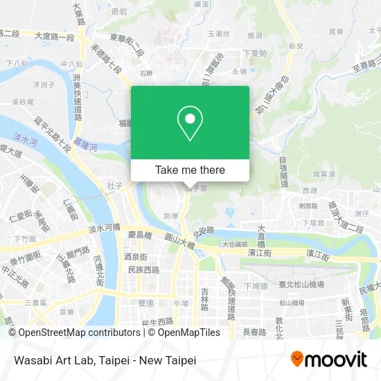 Wasabi Art Lab map