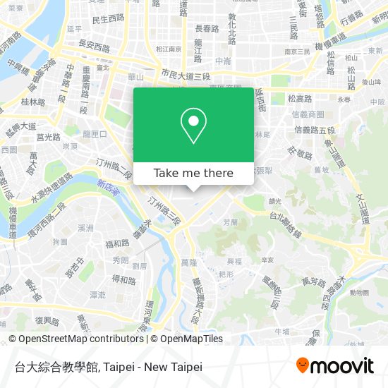 台大綜合教學館 map