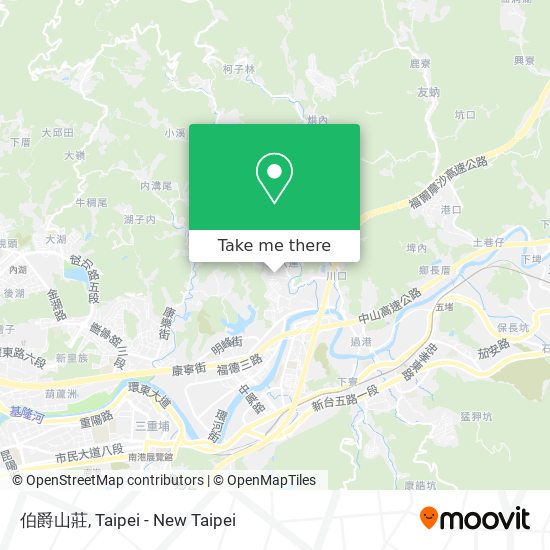 伯爵山莊 map