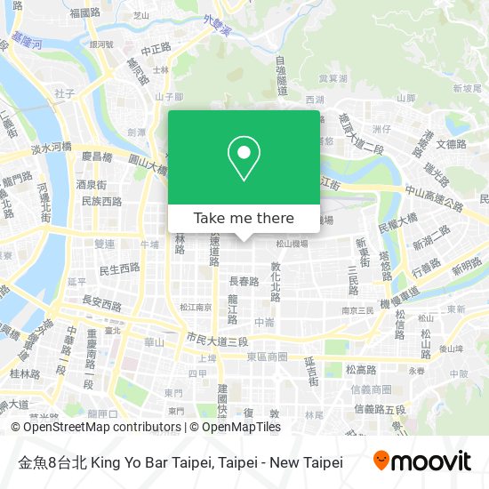 金魚8台北 King Yo Bar Taipei map