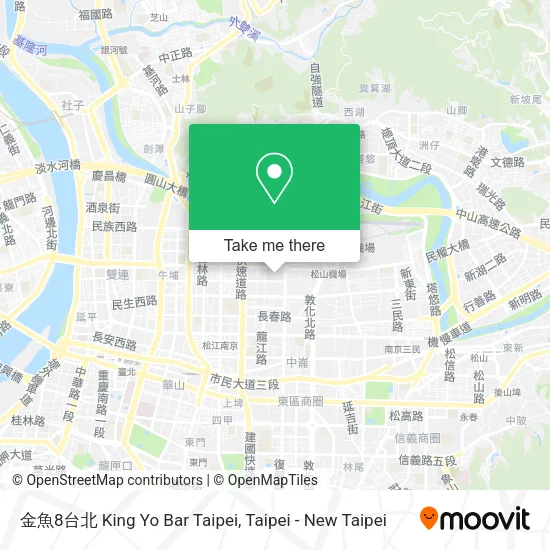 金魚8台北 King Yo Bar Taipei map