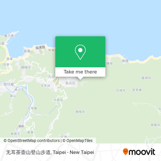 无耳茶壶山登山步道 map