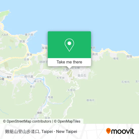 雞籠山登山步道口 map