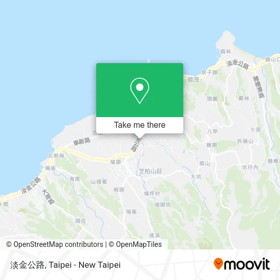 淡金公路 map