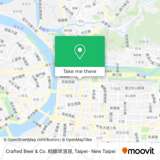 Crafted Beer & Co. 精釀啤酒屋 map