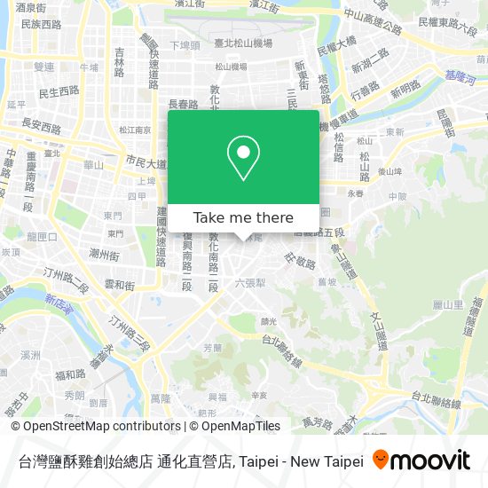 台灣鹽酥雞創始總店 通化直營店 map
