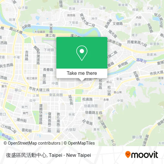 復盛區民活動中心地圖
