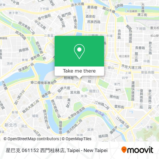 星巴克 061152 西門桂林店 map