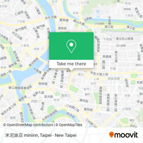 米尼旅店 miniinn map