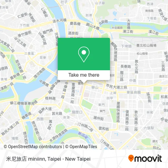 米尼旅店 miniinn map