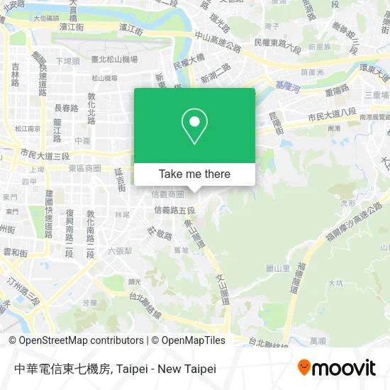 中華電信東七機房地圖