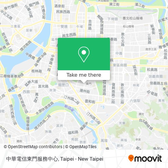 中華電信東門服務中心 map