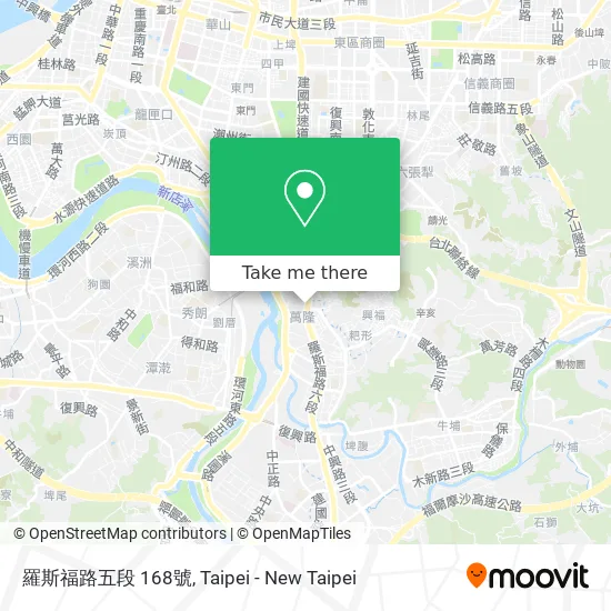 羅斯福路五段 168號 map