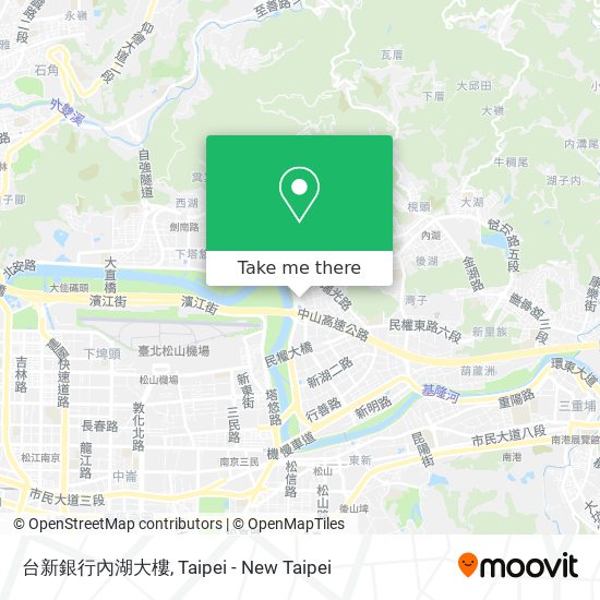台新銀行內湖大樓 map