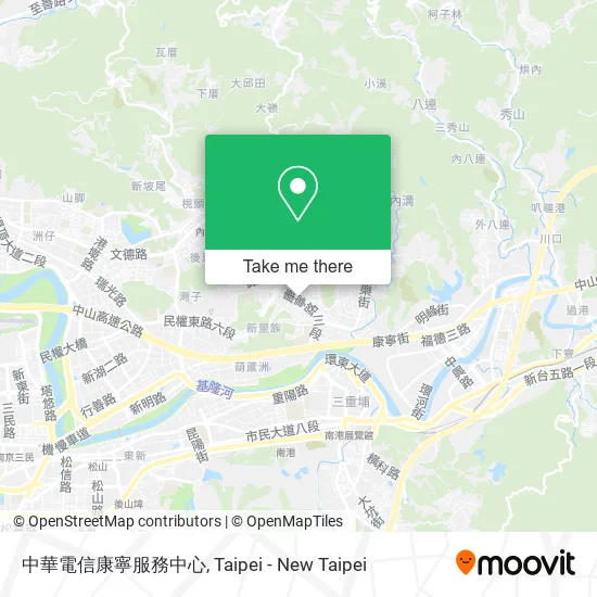 中華電信康寧服務中心地圖