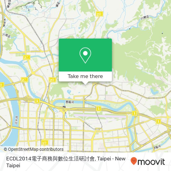 ECDL2014電子商務與數位生活研討會 map