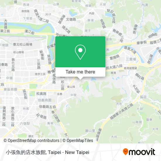 小張魚的店水族館地圖