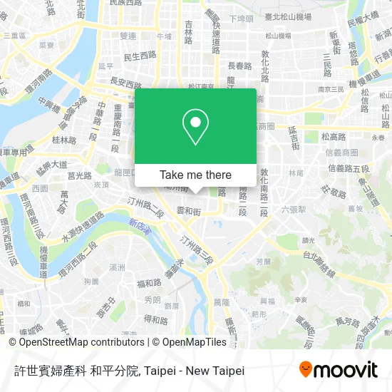 許世賓婦產科 和平分院地圖