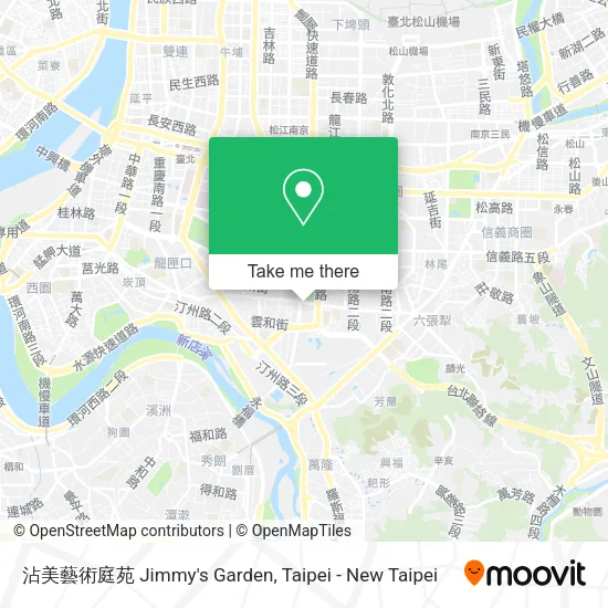 沾美藝術庭苑 Jimmy's Garden map