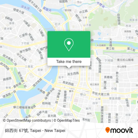 錦西街 67號地圖