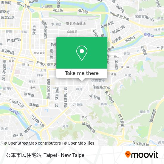 公車市民住宅站地圖