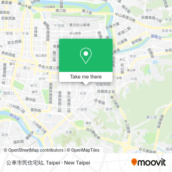 公車市民住宅站 map