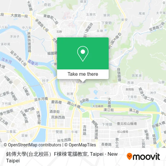 銘傳大學 map