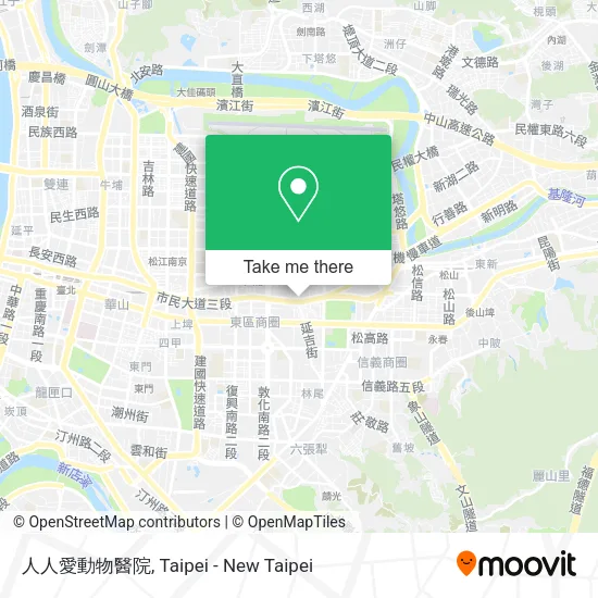 人人愛動物醫院地圖