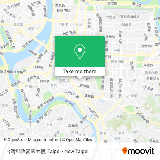 台灣郵政愛國大樓 map