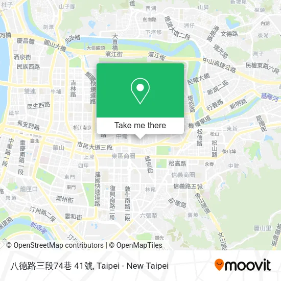 八德路三段74巷 41號地圖