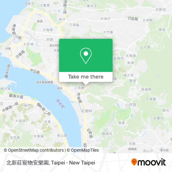北新莊寵物安樂園 map