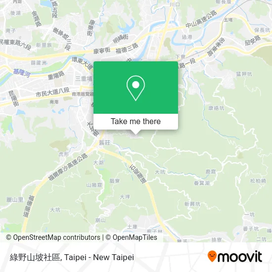 綠野山坡社區地圖