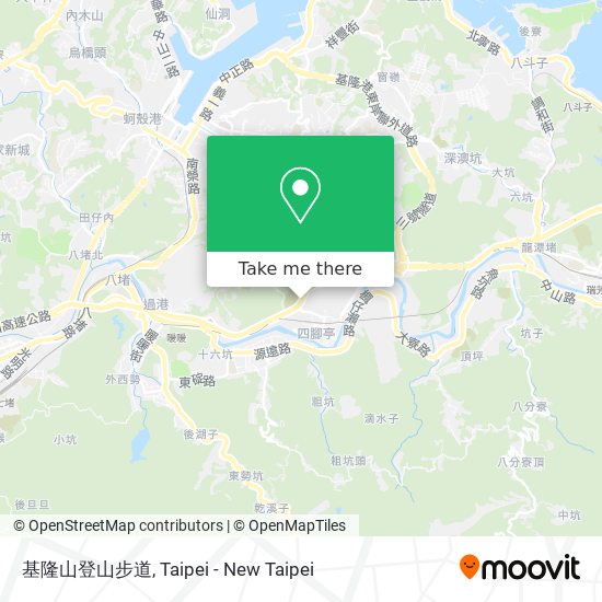 基隆山登山步道 map