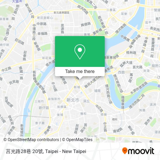 莒光路28巷 20號地圖