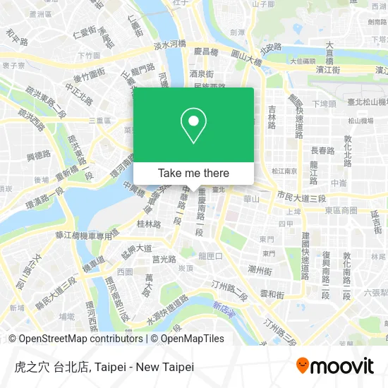虎之穴 台北店 map