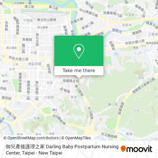 御兒產後護理之家 Darling Baby Postpartum Nursing Center map