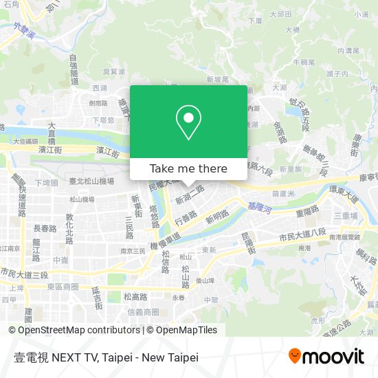 壹電視 NEXT TV map